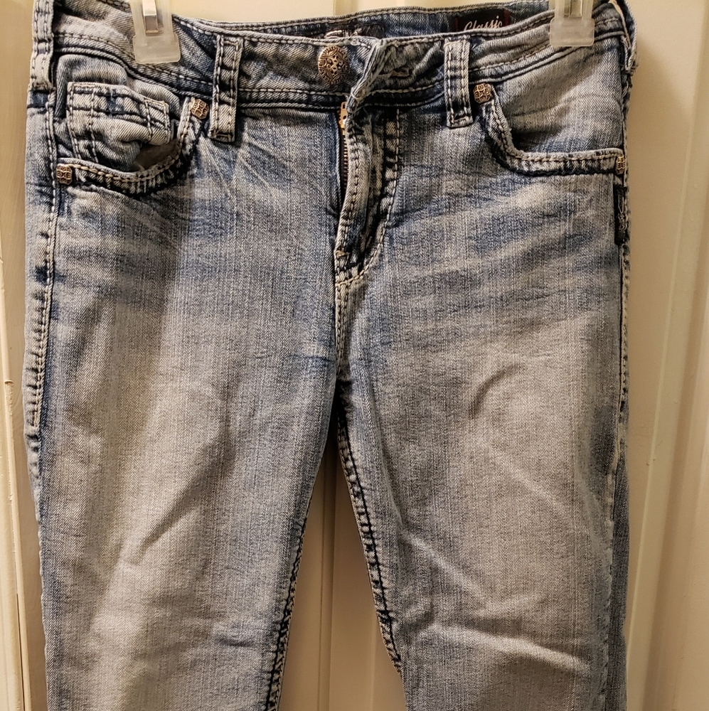 Silver jeans